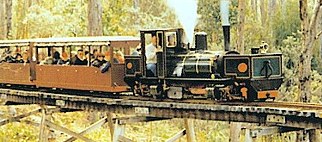 Tasmanien / Bushmill Dampfzug