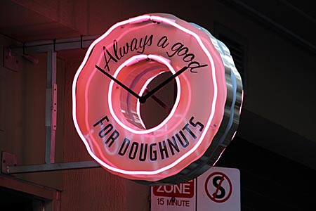 Australien Melbourne Innenstadt - Imbiss Doughnut Time