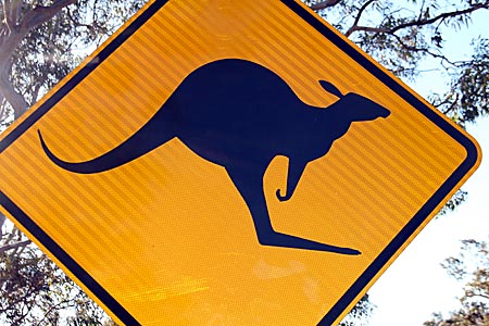 Australien - Verkehrsschild