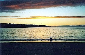 Tasmanien / White Sands / Sonnenuntergang
