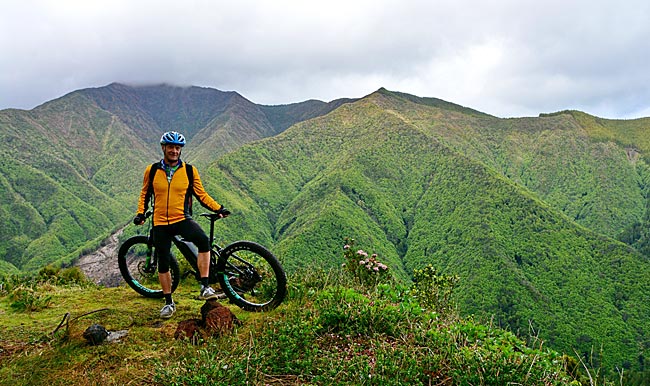 Azoren - Insel Sao Miguel - E-Mountainbike-Tour im Naturpark Tronqueira, endemische Pflanzen