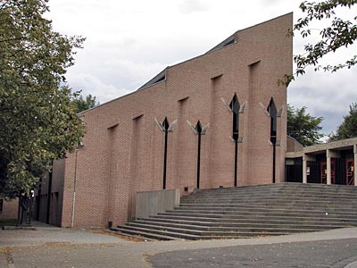 Belgien - Wallonien - Louvain-la-Neuve - Kirche des hl Franz von Assissi