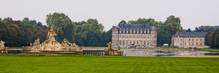 Mit dem Rad von Blaton zur Archéosite de Aubechies: Schloss Beloeil