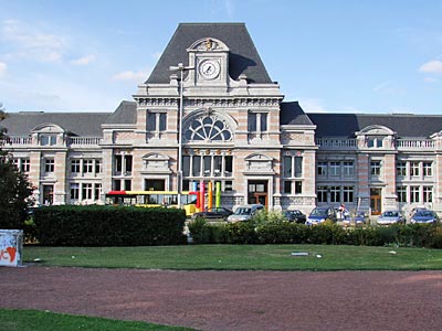 Belgien - Wallonien - Der Bahnhof von Tournai © fdp