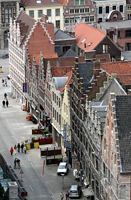 Belgien - Flandern - Gent - Blick vom Genter Belfried auf die Altstadt