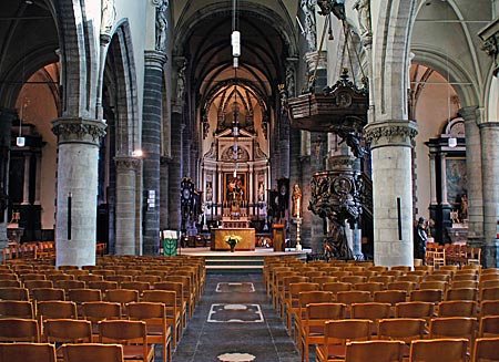 Belgien - Flandern - St. Niklaas-Kerk Innenraum