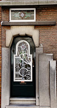 Belgien - Flandern - Art Deco  Architektur Mgr Stillemanstraat 26 in St. Niklaas