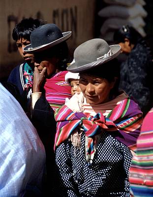 Bolivien titicaca Indiofrau