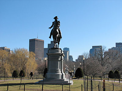 USA - Boston - Public Garden - Reiterstandbild von George Washington