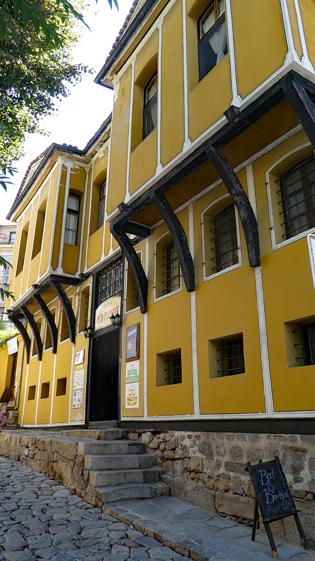 Bulgarien - Plovdiv Altstadt Hostel Old Plovdiv mit historischem Charme in alter Bürgervilla