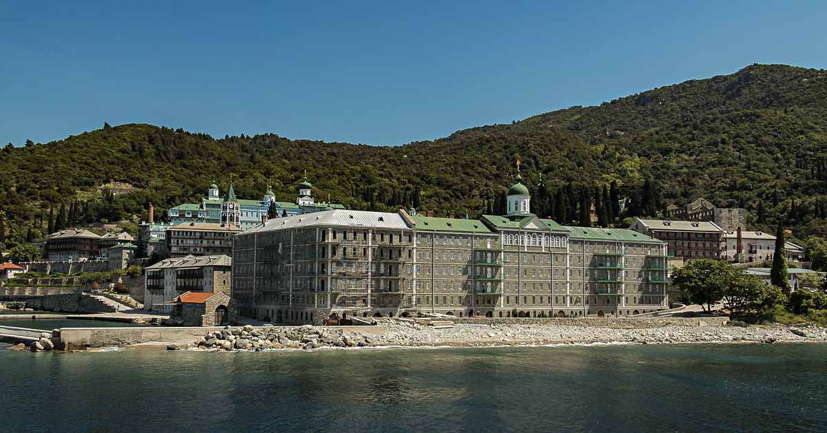 Chalkidiki: Kloster Sveta Gora auf dem Heiligen Bergt Athos