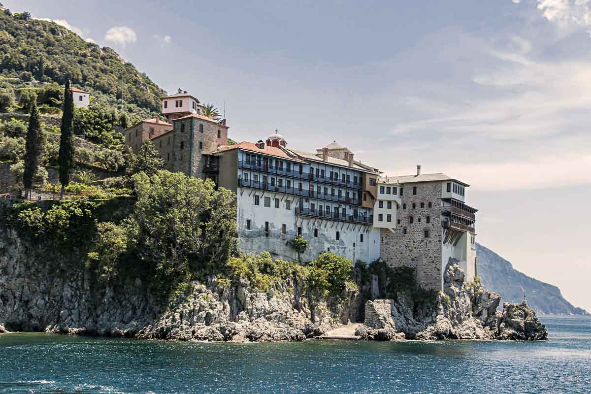 Chalkidiki: Kloster auf der Athos-Halbinsel