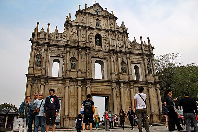 Macau - St. Paul Kathedrale - Ruine in der Altstadt