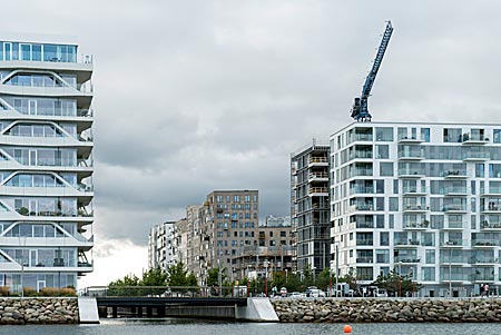Dänemark - Neubaugebiet Aarhus Ö im ehemaligen Containerhafen in Aarhus, 24.8.2016, Foto: Robert B. Fishman