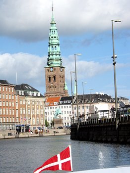 Dänemark Kopenhagen Kirchturm