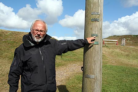 Dänemark - Mandö - Sturmflutmarken