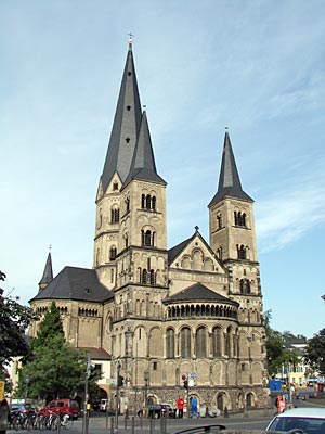 Bonn - Ansicht des Münsters zu Bonn