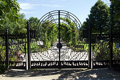 Bremen Rhododendronpark - Eingang zum Park am Rosengarten