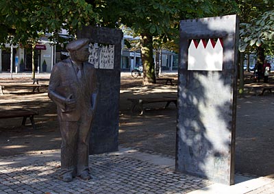 Bremen Denkmal zu Ehren von Wilhelm Kaisen, Bürgermeister und Präsident des Senats nach dem Krieg