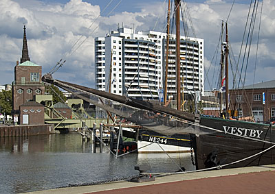 Bremerhafen - Blick auf Columbus Center