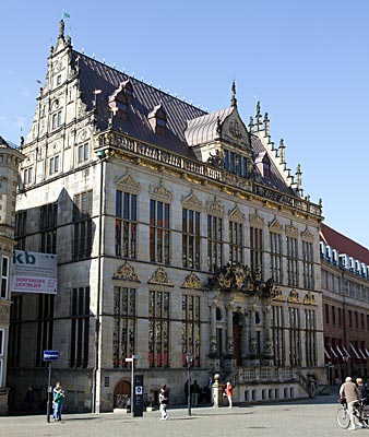 Bremen - Der Schütting gegenüber dem Rathaus