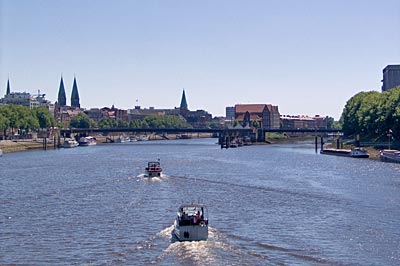 Bremen - Blick auf die Weser