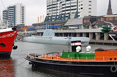 Bremerhaven - Alter Hafen - Technikmuseum U-Boot „Wilhelm Bauer“ 
