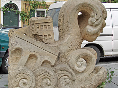 Dresden Reiseführer - Loschwitz - Hochwasserdenkmal