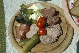 Deutschland Frankenwald Wurstplatte