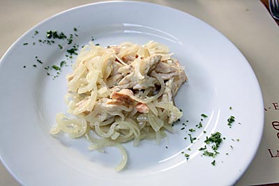 Nürnberg - Trota in Saor, Vorspeise, „La Vineria“