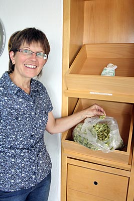 Ökologischer Doldenhopfen an der Rohstoffbar