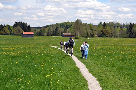 Tölzer Land - Wellness auf oberbayerisch: Mountainbiken und Wandern auf den Löwenzahnwiesen