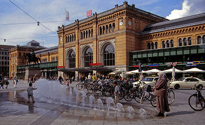 Der Hauptbahnhof von Hannover
