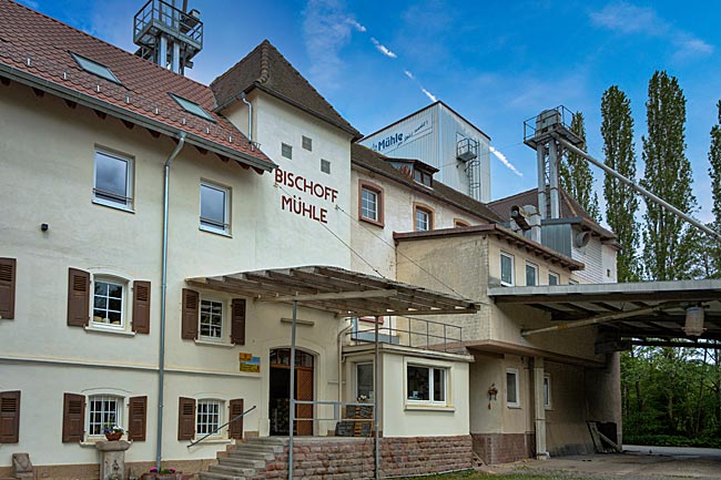 Südpfalz Essen und Trinken - Bischoffmühle mit Mühlenladen