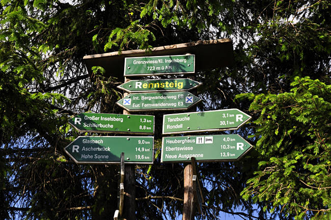 Schilderwald am Rennsteig, Thüringer Wald