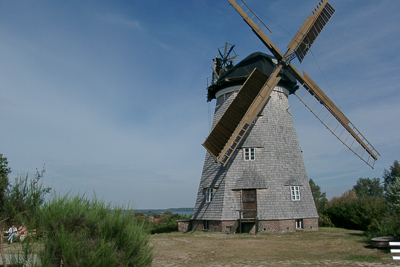 Usedom - Die Holländerwindmühle bei  Benz
