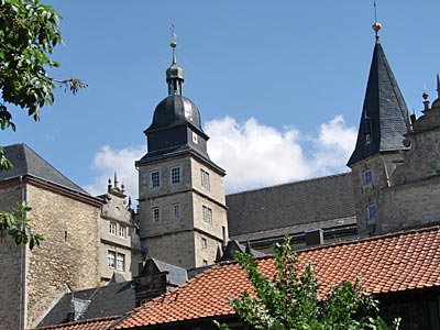 Das Schloss Wolfsburg in Alt-Wolfsburg