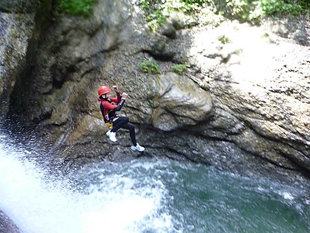 Canyoning im Allgäu - Foto: baWILDria