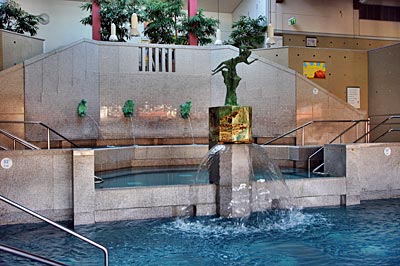 Blick in die Limes-Therme von Bad Gögging