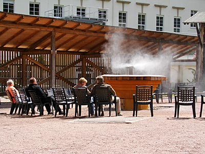 Rheinland-Pfalz - Bad Kreuznach - Der Solezerstäuber im Inhalationspark