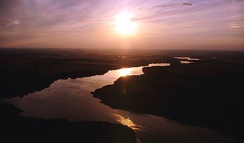 Brandenburg - Ruppiner See bei Abenddämmerung