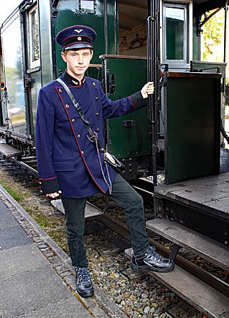 Kleinbahn Bruchhausen-Vilsen - Schaffner in Ausbildung: Jannik Westermann