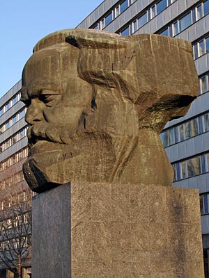 Chemnitz - Büste Karl Marx