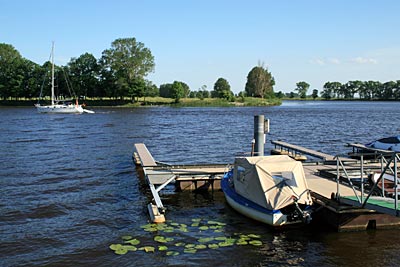 Deutschland - Schleswig-Holstein - an der großen Eiderschleife bei Süderstapel