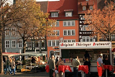 Erfurt - Bratwurst am Markttag