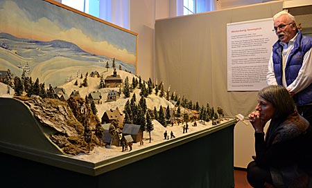 Erzgebirge - Zum Staunen: Die Berge des Erzgebirges sind auch im Museum schön; Winterberg aus dem Depot Pohl-Ströher