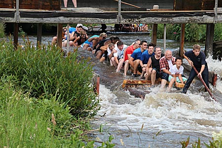 Frankenwald - Floßfahrt auf der Wilden Rodach