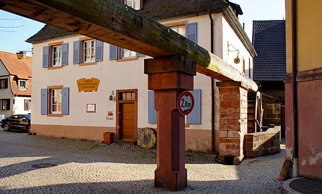 Gengenbach Die Klostermühle an der Abteu - heute Holzofenbäckerei