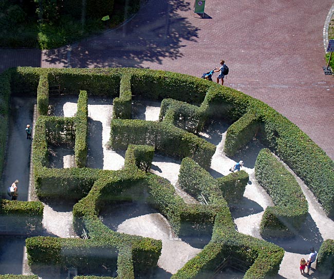 Hamm Maxipark: das Heckenlabyrinth