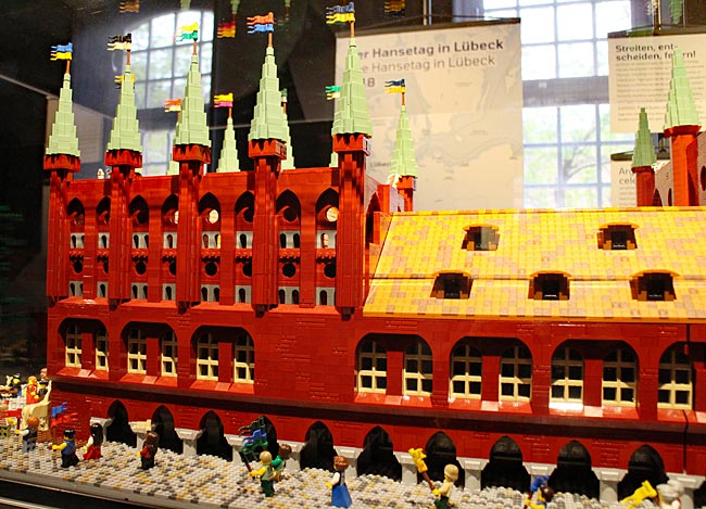 Hansemuseum Lübeck - Diorama Einmarsch zum Hansetag 1518 ins Lübecker Rathaus
